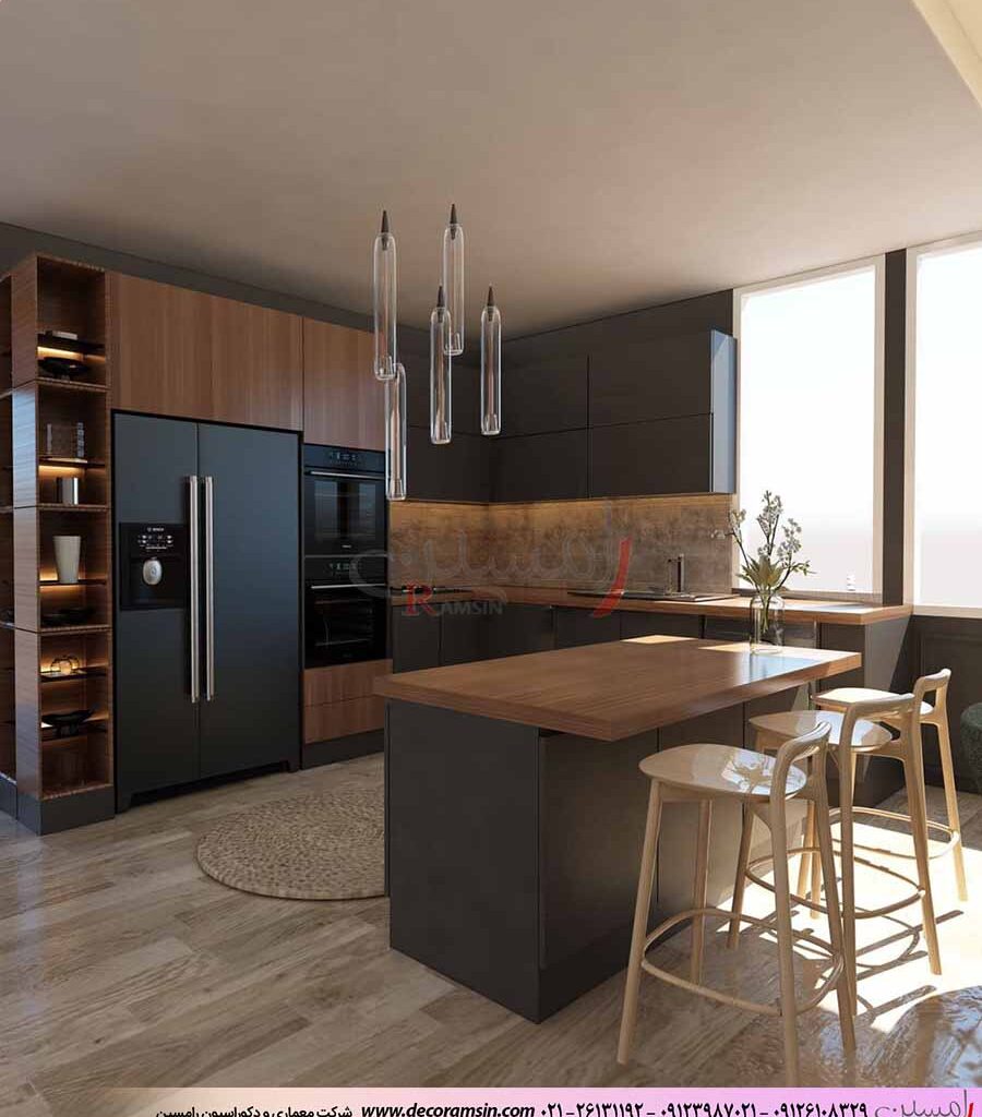 آشپزخانه-1-900x1024 پروژه طراحی و اجرای مسکونی در نارمک