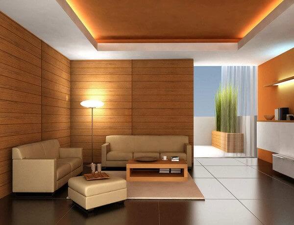 طراحی داخلی قسمت‌های مختلف خانه توسط متریال چوب-وب سایت دکورامسین