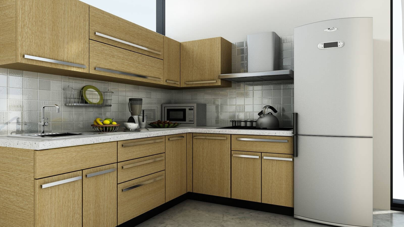 طراحی آشپزخانه مثلثی-وب سایت دکورامسین