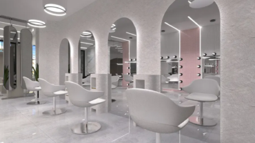 طراحی دکوراسیون سالن زیبایی (آرایشگاه زنانه) در کامرانیه (2)