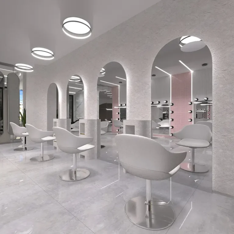 طراحی دکوراسیون سالن زیبایی (آرایشگاه زنانه) در کامرانیه (2)